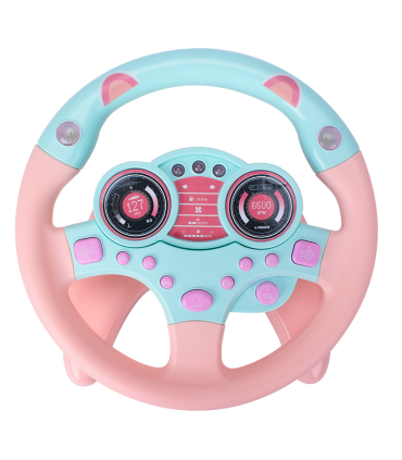 Simulation Steering Wheel -Pink